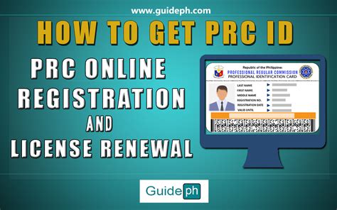 How to Get PRC ID: PRC Online Registration & License Renewal .